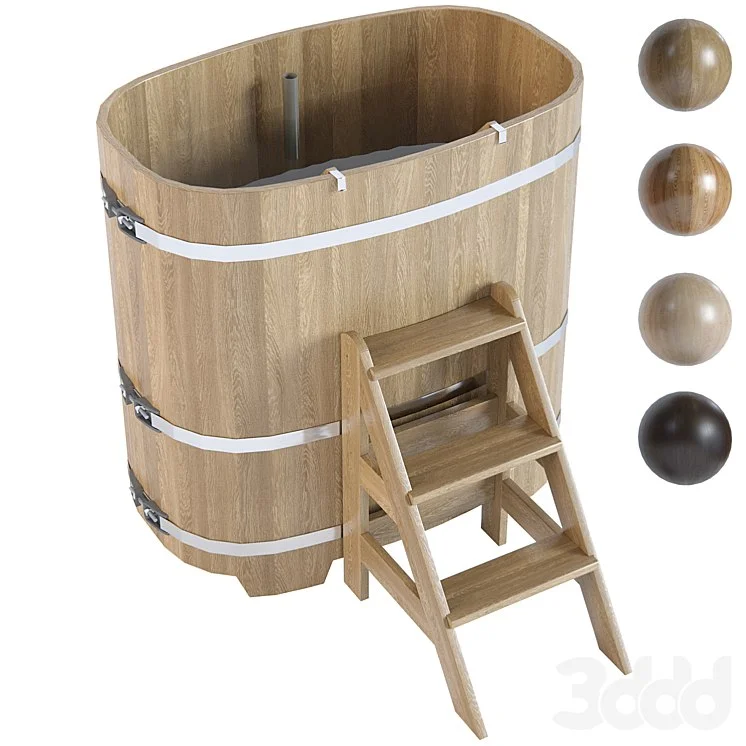 Oval hot tub from Bentwood 0.76*1.2m